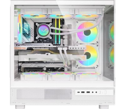 Корпус для ПК FORMULA Корпус ATX Crystal Z8, Midi-Tower, без БП, белый [crystal z8 w]