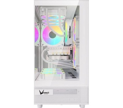 Корпус для ПК FORMULA Корпус ATX Crystal Z8, Midi-Tower, без БП, белый [crystal z8 w]