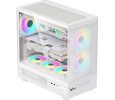 Корпус для ПК FORMULA Корпус ATX Crystal Z8, Midi-Tower, без БП, белый [crystal z8 w]