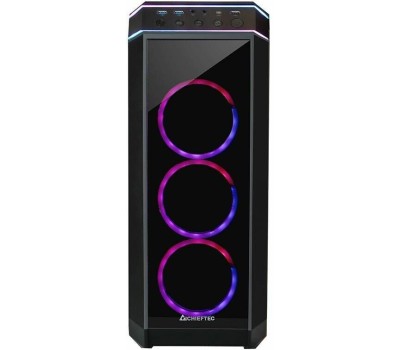 CHIEFTEC Корпус ATX Stallion II, Midi-Tower, без БП, черный [gp-02b-uc-op]