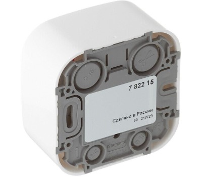 LEGRAND Розетка телевизионная Quteo открытая, белый [782215]