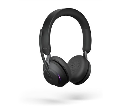 JABRA Гарнитура Гарнитура беспроводная Evolve2 65, Link380a MS Stereo Stand Black