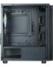 Корпус для ПК ZALMAN Корпус MINITOWER mATX Mini-ITX W/PSU до 8xFan(1x120mm ARGB предустановлено) черный с окном T4 Plus