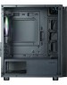 Корпус для ПК ZALMAN Корпус MINITOWER mATX Mini-ITX W/PSU до 8xFan(1x120mm ARGB предустановлено) черный с окном T4 Plus