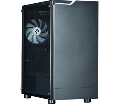 Корпус для ПК ZALMAN Корпус MINITOWER mATX Mini-ITX W/PSU до 8xFan(1x120mm ARGB предустановлено) черный с окном T4 Plus