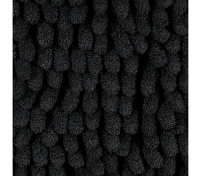 САНАКС - Коврик в ванную МОСС, одинарный, черный, 50 х 80 см, 100% хлопок, ворс 20 мм 00414