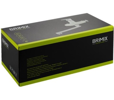 BRIMIX - Смеситель для ванны, длинный излив, шаровый, из высокопрочного АБС пластика, цвет ГРАФИТ. 556-GR