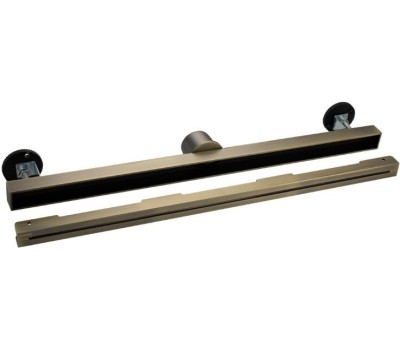 САНАКС - Трап 600х32 мм, нержавеющая сталь, линейный, вертикальный, щелевой, с сухим затвором, цвет БРОНЗА 40065