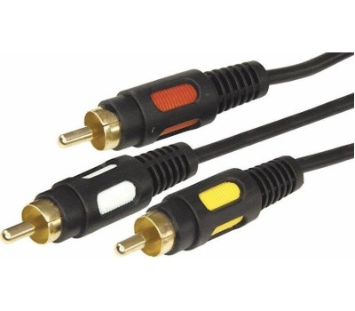 Кабель REXANT (17-0214) 3RCA - 3RCA 3М