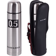 Термос MAYER&BOCH 27611 серебристый/ черный