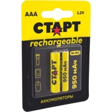Аккумулятор СТАРТ (17377) HR03 AAA 950mah NIMH-BL2