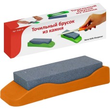 Точильный брусок MULTIDOM Точильный брусок из камня, 14.5х4х3.5 см. VL60-75