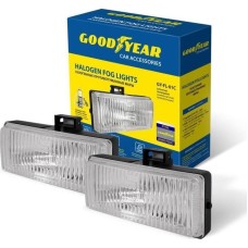 Противотуманные фары GOODYEAR GY019007 фары противотуманные галогенные универсальные с лампами (прямоугольные GY-FL-01C / H3 12V: 2шт.)