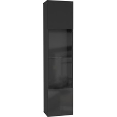 Шкаф навесной НК-МЕБЕЛЬ POINT ТИП-42 шкаф навесной Чёрный/Чёрный глянец 71774456