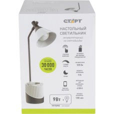 Настольный светильник СТАРТ (19037) CT92 белый/черный