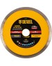 Алмазный диск DENZEL Диск алмазный сплошной, супертонкий, 180 х 25,4 мм, горячее прессование, мокрое резание 73158