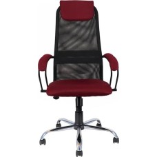 Кресло компьютерное ЯРКРЕСЛА Кр76 Х ТГ ПЛАСТ TW бордовая