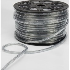 Лента светодиодная NEON-NIGHT Дюралайт LED трехжильный 230В 13мм 24 LED/м БЕЛЫЙ свечение с динамикой модуль 2м бухта 100м