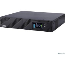 PowerCom Smart King Pro+ SPR-1000 LCD ИБП {Line-Interactive, 1000VA/800W, Rack/Tower, 8хС13, Serial+USB, SmartSlot} (1152572)