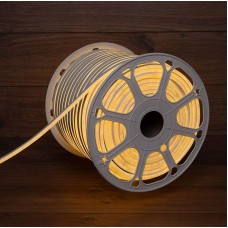 NEON-NIGHT Гибкий неон 8х16мм двухсторонний 120 LED/м ТЕПЛЫЙ БЕЛЫЙ 24В бухта 50м (3 комплекта подключения)