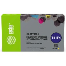 Картридж CACTUS Картридж CS-EPT41F4, T41F4, желтый пигментный / CS-EPT41F4