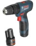 Ударная дрель-шуруповерт BOSCH Ударная дрель-шуруповерт GSB 120-LI, 2Ач, с двумя аккумуляторами [06019g8100]
