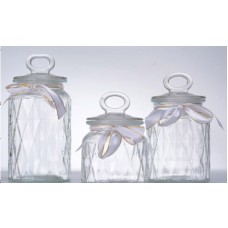 MALLONY Банка стеклянная FANTASIA, объём: 950 мл, для хранения сыпучих продуктов (107834)