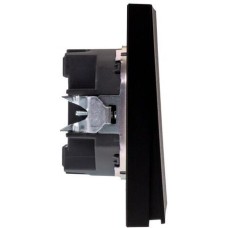 KRANZ Выключатель STRONG 2 кл проходной (переключатель) 10А с/у антрацит