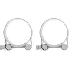 СИБРТЕХ Хомуты металлические, силовые 52-55 мм, ширина 22 мм, шарнирный, W1, 2 шт 47541