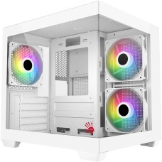 Корпус BLOODY Корпус mATX CC-121, Mini-Tower, без БП, белый [cc-121-wh]