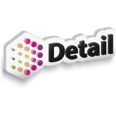 DETAIL DT-0412 Логотип Detail из пенопласта белый