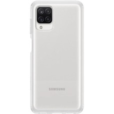 SAMSUNG Чехол (клип-кейс) для Galaxy A12 Soft Clear Cover прозрачный (EF-QA125TTEGRU)