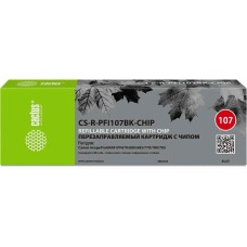 CACTUS Картридж перезаправляемый струйный CS-R-PFI107BK-CHIP черный (260мл) для Canon imageProGRAF iPF670/680/685/770/780/785 с чипом