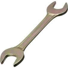 СИБРТЕХ Ключ рожковый, 30 х 32 мм, желтый цинк 14315