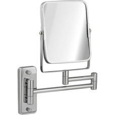 САНАКС - Зеркало косметическое настенное, прямоугольное, корпус из нержавеющей стали, цвет ХРОМ. 75270-K