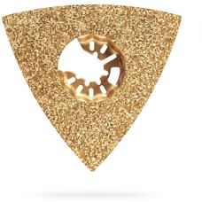 ЗУБР CARBIDE ВК8 Р40, 80 мм полотно треугольное зачистное с твердосплавной крошкой: клей, краска, раствор, кирпич, пенобетон, StarQuick (15583-P40)