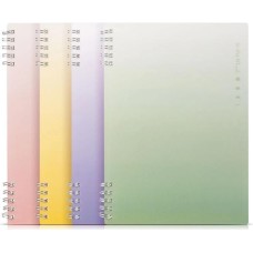 DELI Тетрадь NUSIGN NS373 B5 пластик 60л ассорти