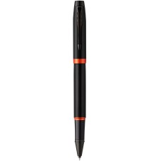 PARKER Ручка роллер IM Vibrant Rings T315 (2172945) Flame Orange PVD F черн. черн. подар.кор
