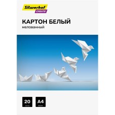 SILWERHOF Картон белый мелов. 20л. A4 Create 240г/м2 обл.мел.картон ПЭТ 200x280мм