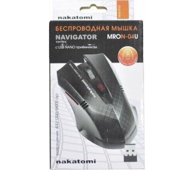 Мышка NAKATOMI MRON-04U черный