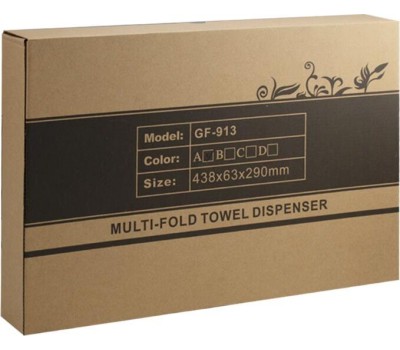 Аксессуары для ванной комнаты и туалета GFMARK 913 Контейнер для одноразовых сидений на крышку унитаза пластиковый БЕЛЫЙ с глазком (Д435хГ56