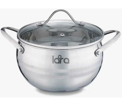 Набор кастрюль LARA LR02-86 (2.0л, 3.6л, 6.1л)