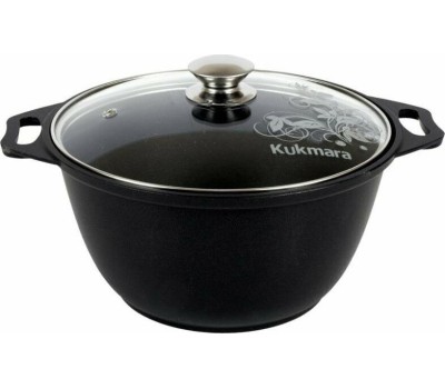 Кастрюля KUKMARA к31а а/пр литая 3,0л стекл/кр