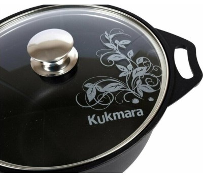 Кастрюля KUKMARA к31а а/пр литая 3,0л стекл/кр