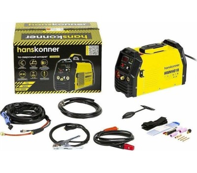 Сварочный аппарат HANSKONNER HWM4018 Сварочный аппарат TIG+MMA, 200 A, ПВ 80%, 160-270 В