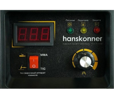 Сварочный аппарат HANSKONNER HWM4018 Сварочный аппарат TIG+MMA, 200 A, ПВ 80%, 160-270 В
