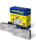 Противотуманные фары GOODYEAR GY019007 фары противотуманные галогенные универсальные с лампами (прямоугольные GY-FL-01C / H3 12V: 2шт.)