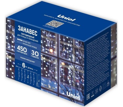 Гирлянда UNIEL (UL-00009926) ULD-C6030-450/TTK WHITE IP44