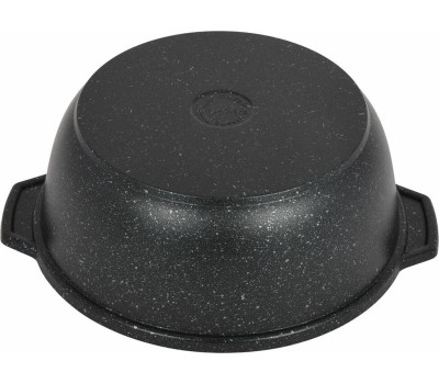 Жаровня КУКМОР жмт528а а/пр литая 5,0л стекл/кр Тёмный мрамор