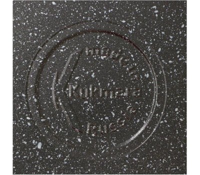 Жаровня КУКМОР жмт528а а/пр литая 5,0л стекл/кр Тёмный мрамор